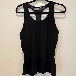 Athleta Fitted Black Sleeveless Tank